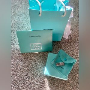 Tiffany & Co. Somerset Mesh ring size 7